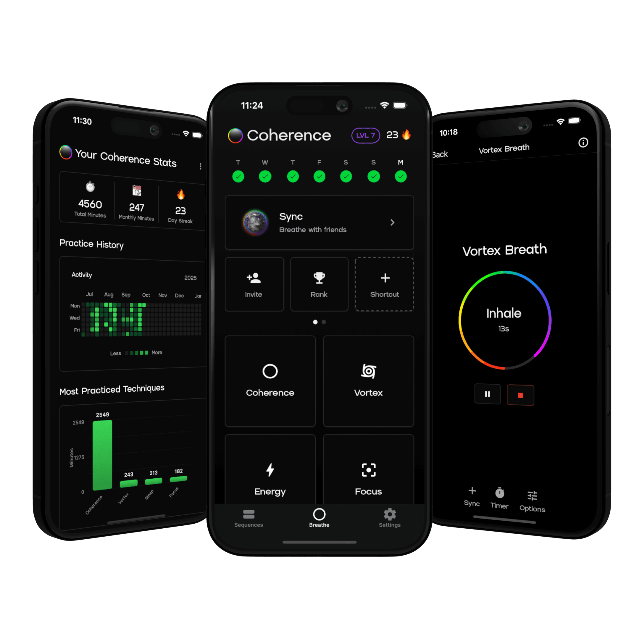 Nick Sweeney leading a Coherence breathwork session